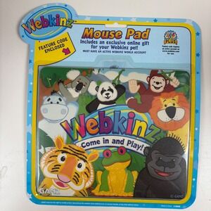 Webkinz Mouse Pad Ganz New Sealed with Unused Feature Code Online Gift Y2K